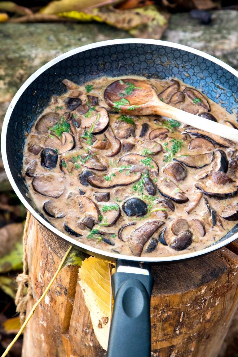 Rezeptbild: Pilzsauce mit Bier