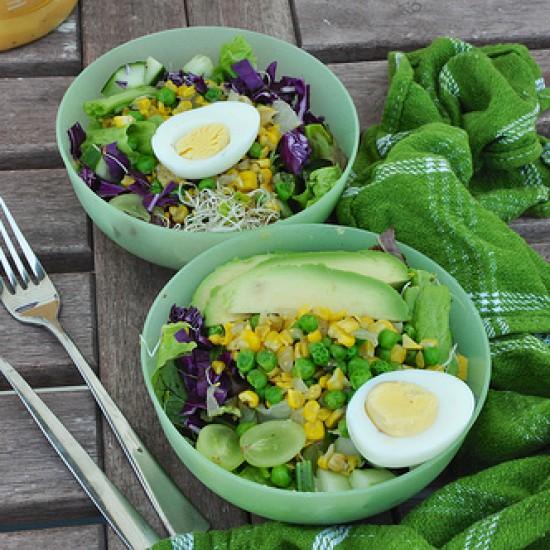 Rezeptbild: Mais Avokado Salat