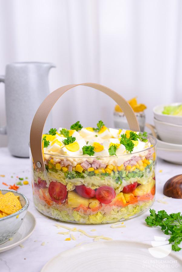 Rezeptbild: Schichtsalat als Partysalat