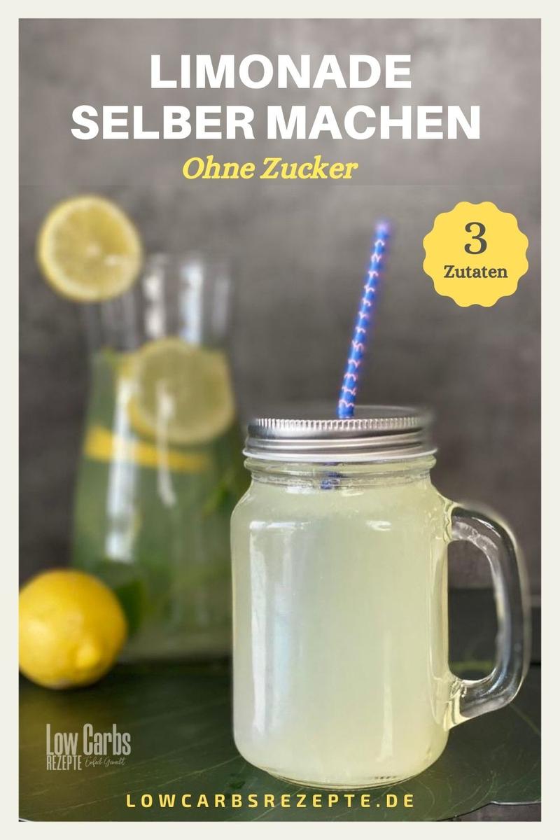 Rezeptbild: Gesunde Limonade selber machen ohne Zucker