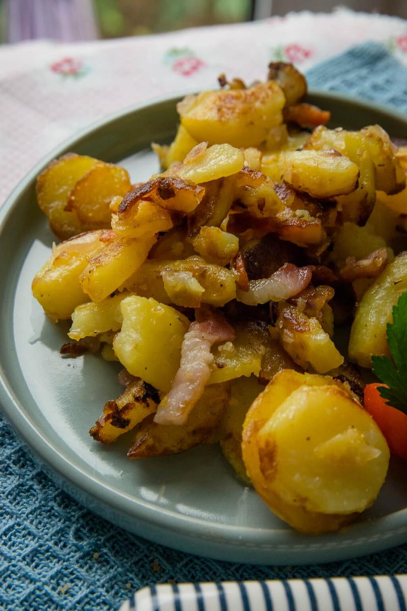 Rezeptbild: Knusprige Bratkartoffeln die schmecken wie von Mama gemacht