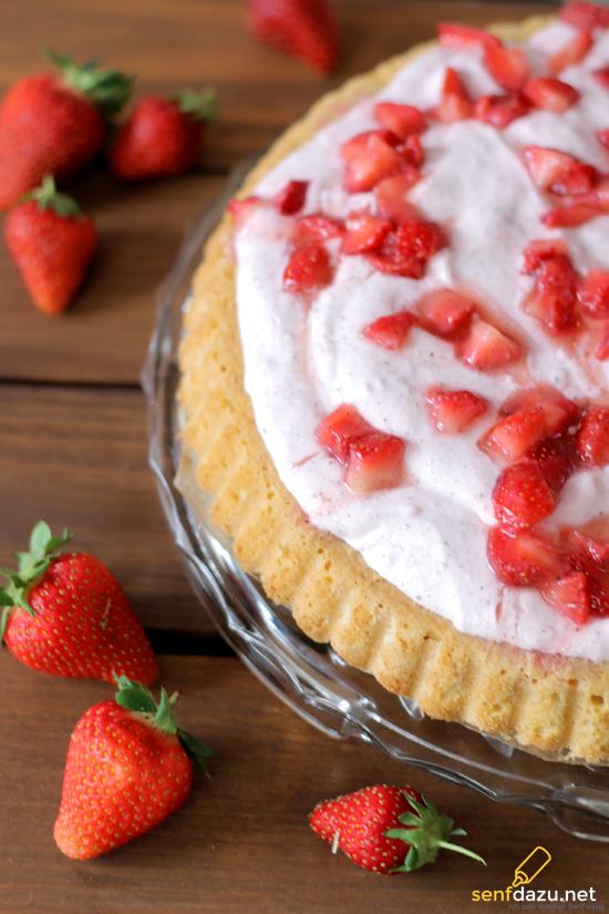 Rezeptbild: Erdbeer Joghurt Kuchen
