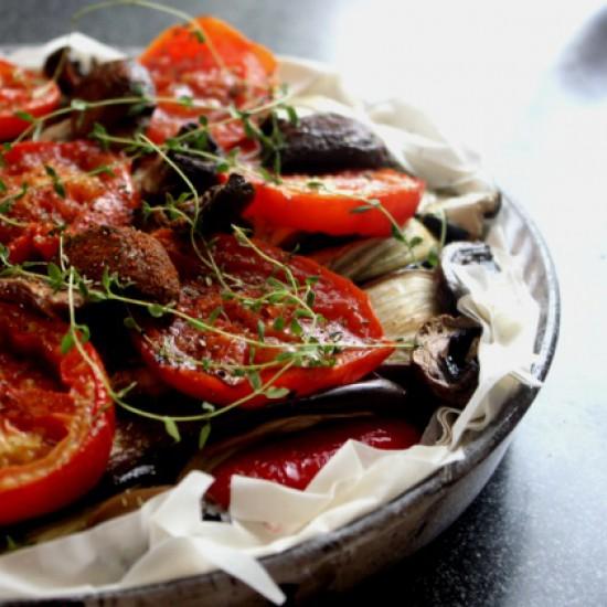 Rezeptbild: Tarte mit geroestetem Gemuese