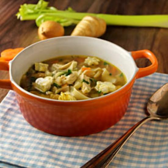 Rezeptbild: Hühnernudelsuppe mit Eierstich