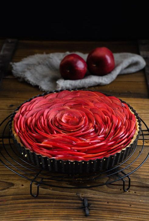 Apfel-Mandel-Tarte mit aromatisierten Vanilleäpfeln von ...