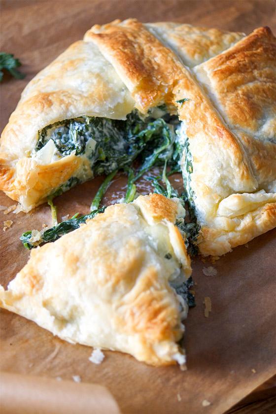 Rezeptbild: Spinatpastete mit Feta und Ricotta