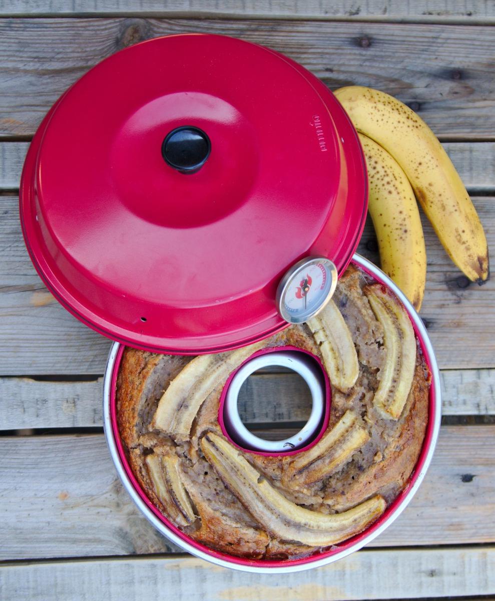 Rezeptbild: Bananabread aus dem Omnia Campingofen