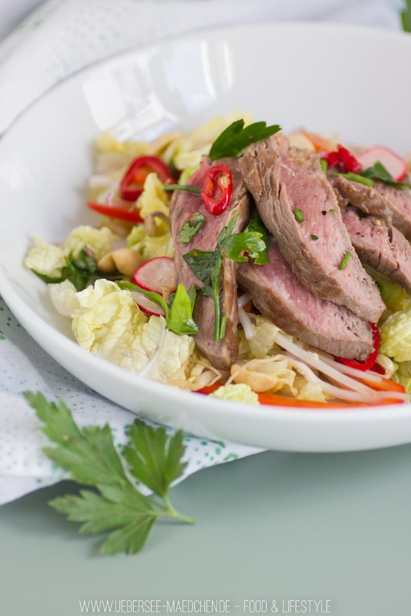 Rezeptbild: Asiatischer Salat mit Rindfleisch