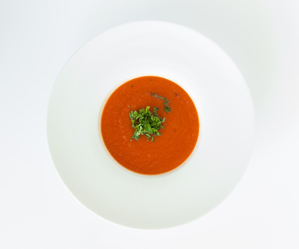 Rezeptbild: aromatische Tomatensuppe