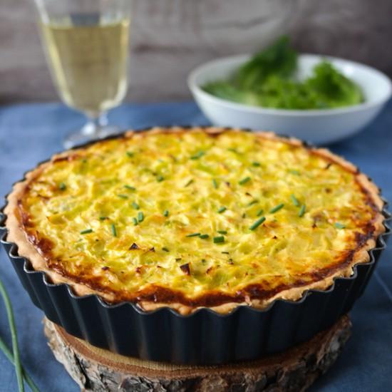 Rezeptbild: Lauch-Käse-Quiche