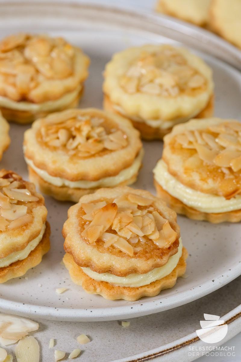 Rezeptbild: Bienenstich Plätzchen – bestes Rezept