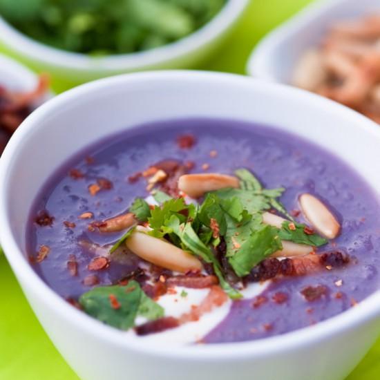 Rezeptbild: Rotkohl Cremesuppe