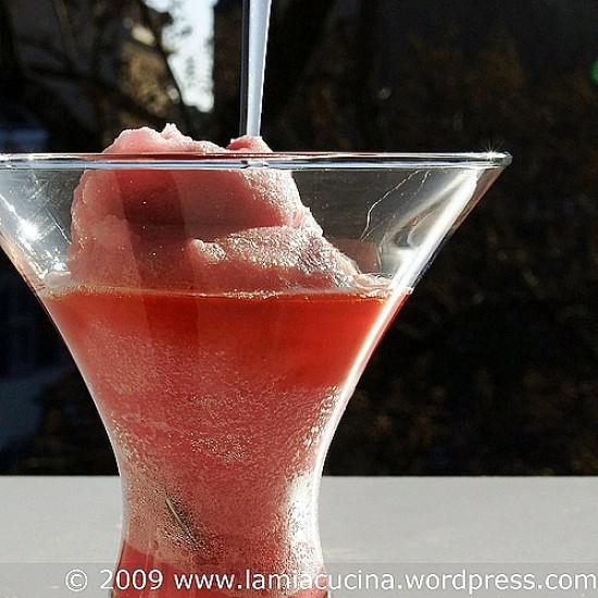 Rezeptbild: Grapefruitsorbet mit Campari