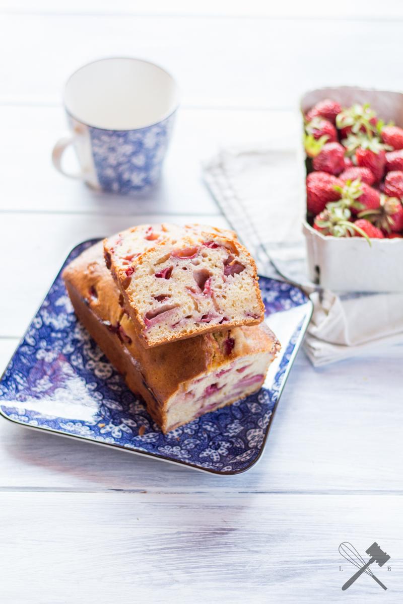 Rezeptbild: Erdbeer Quickbread 