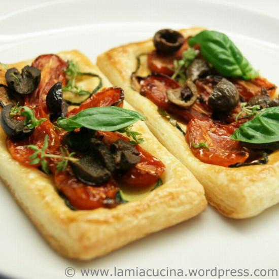 Rezeptbild: Tomaten-Zucchini-Tartelettes