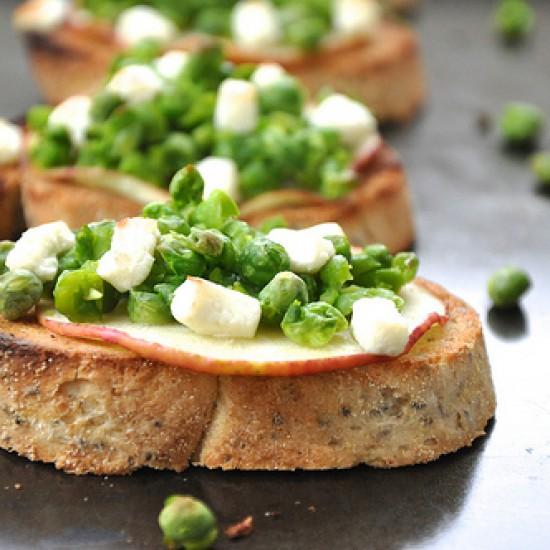 Rezeptbild: Gruenes Bruschetta