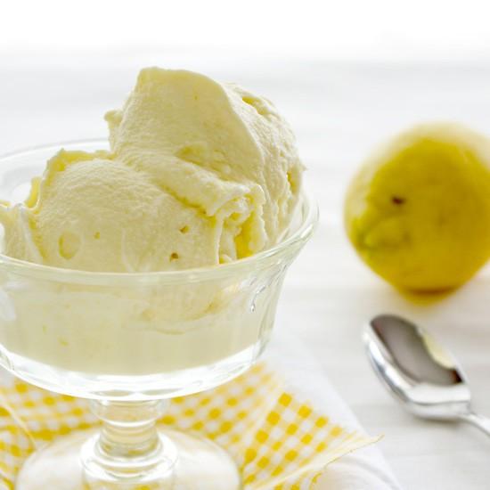 Rezeptbild: Olivenöl-Zitronen-Eis