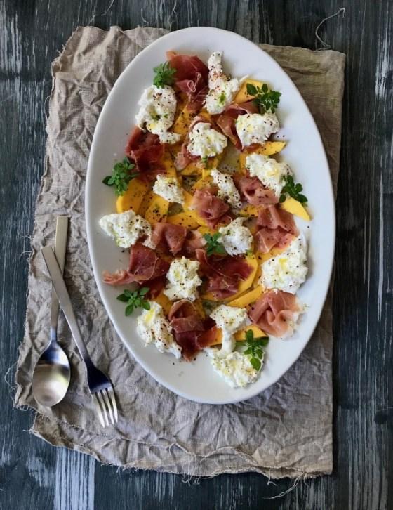 Rezeptbild: Prosciutto, Mozzarella, Nektarine