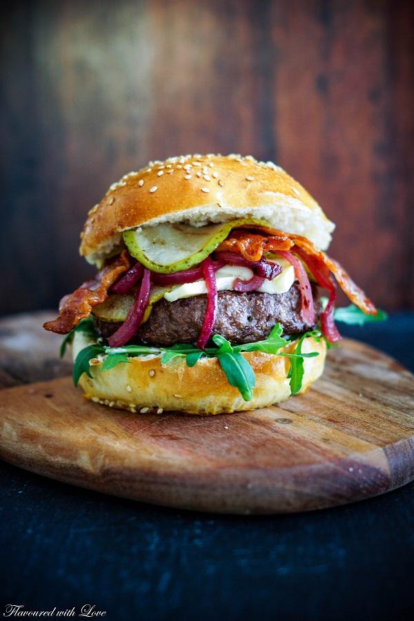 Rezeptbild: Hirsch-Burger