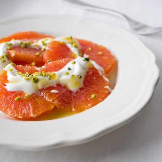 Rezeptbild: Orangen-Carpaccio mit Nelken-Honig