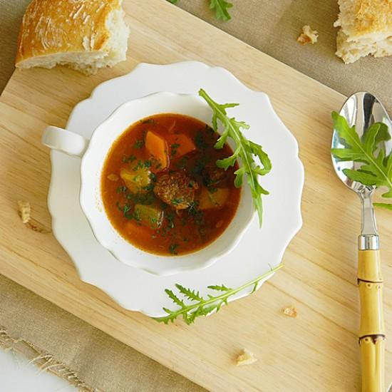 Rezeptbild: Gulaschsuppe