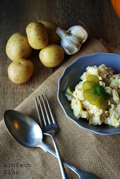 Rezeptbild: Vegetarischer Kartoffelsalat mit Mayo-Alternative