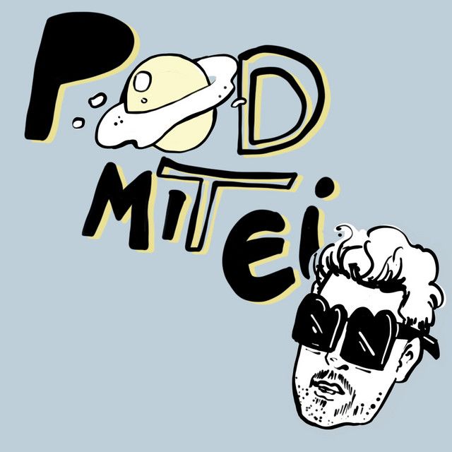Podcast Logo Pod mit Ei