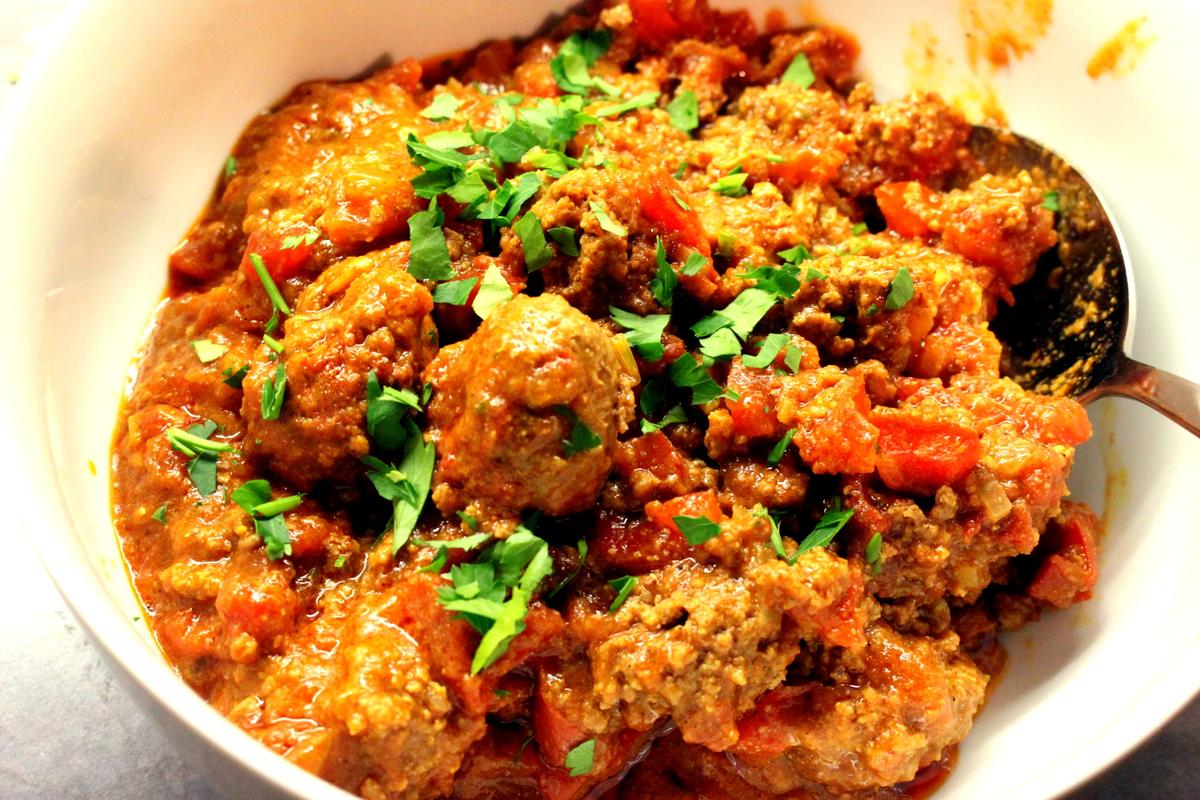 Rezeptbild: Indische Kofta aus Lammfleisch