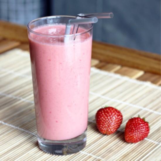 Rezeptbild: Erdbeer-Melonen-Shake