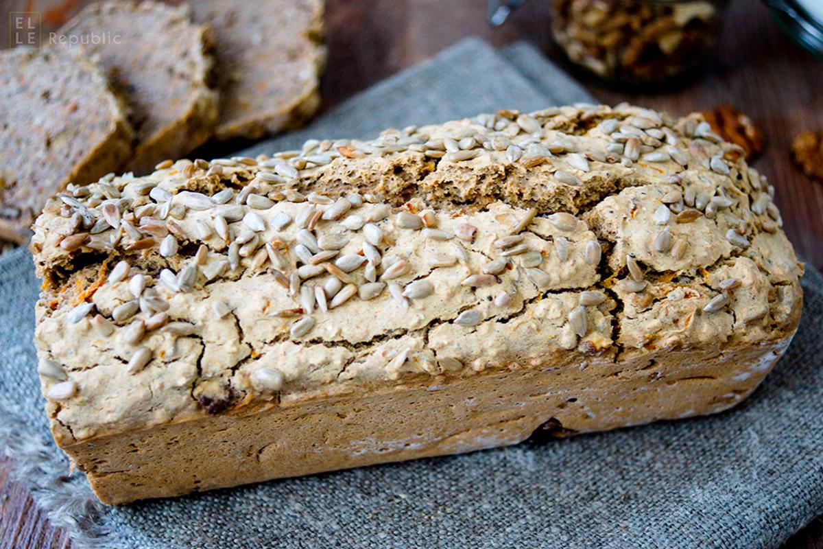 Rezeptbild: Buchweizenbrot (vegan + glutenfrei)