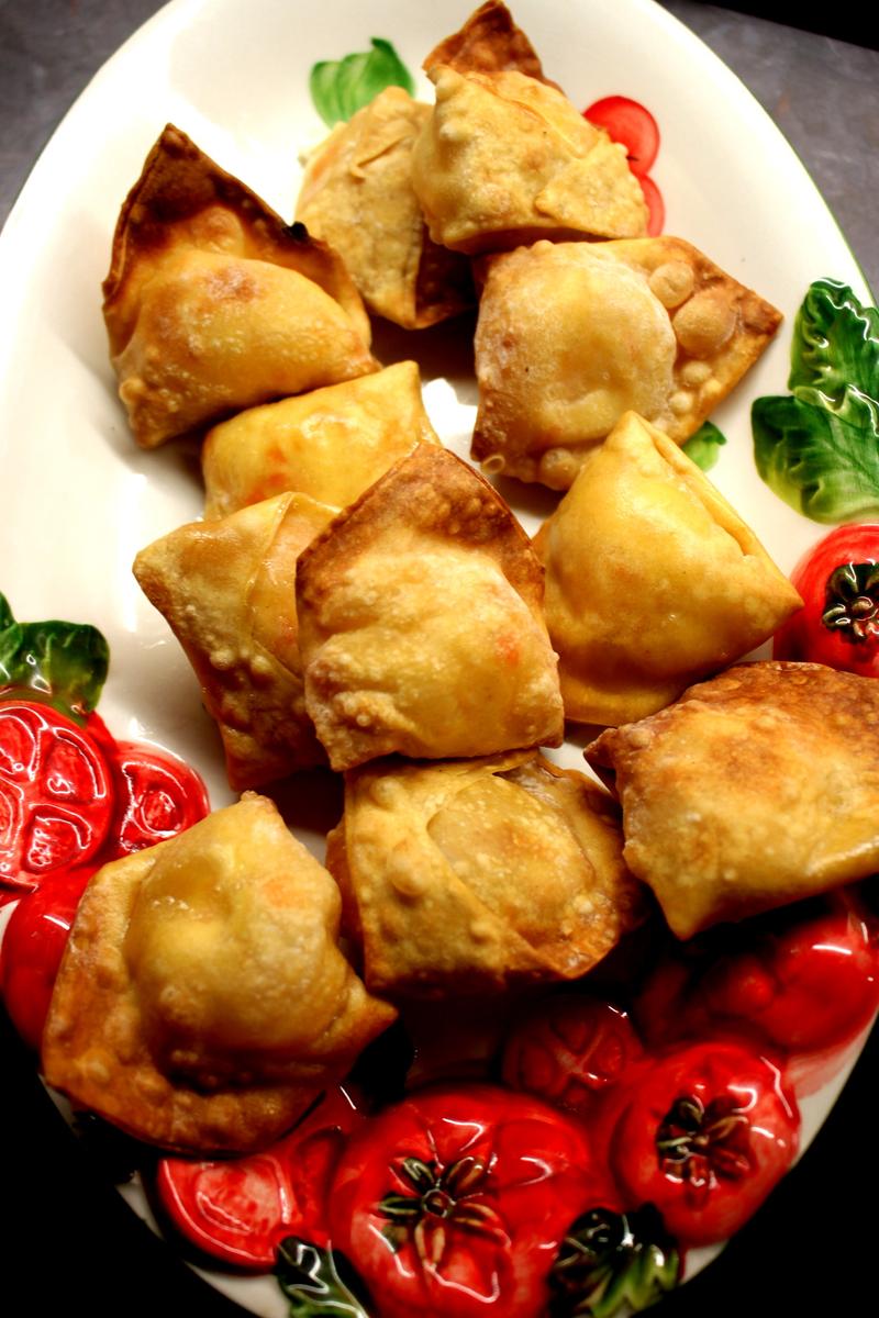 Rezeptbild: Crab Rangoon - American-Chinese Dumplings from the Airfryer