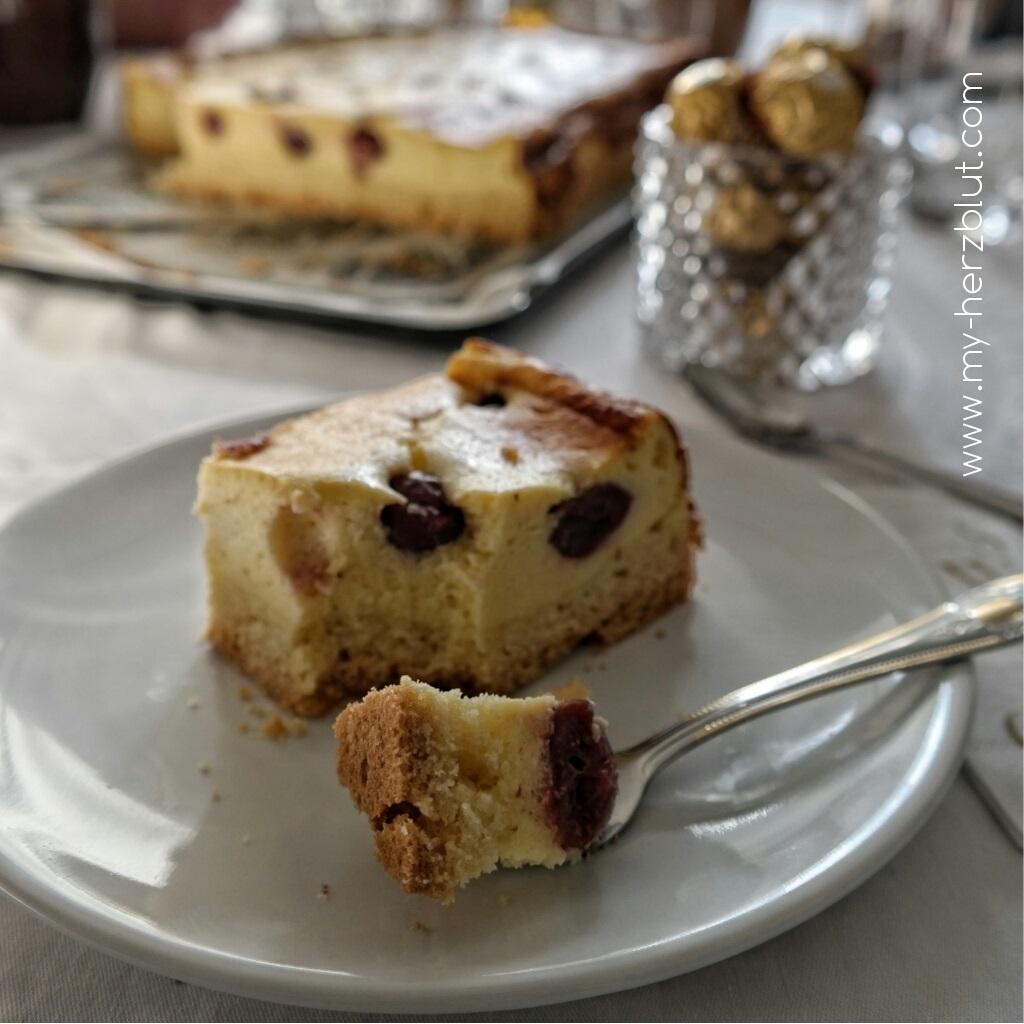 Rezeptbild: Quarkkuchen mit Vanille x Eierlikör