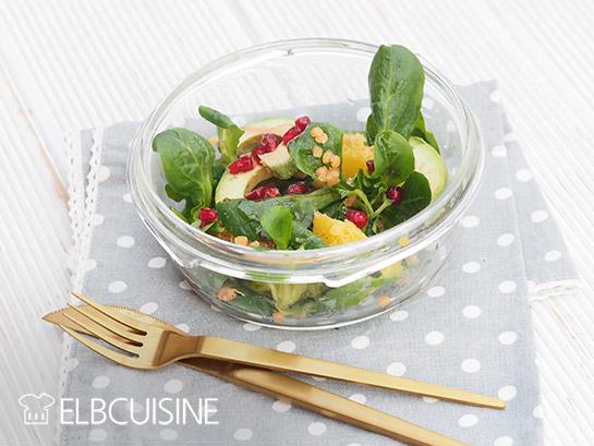 Rezeptbild: Winter-Salat mit roten Juwelen