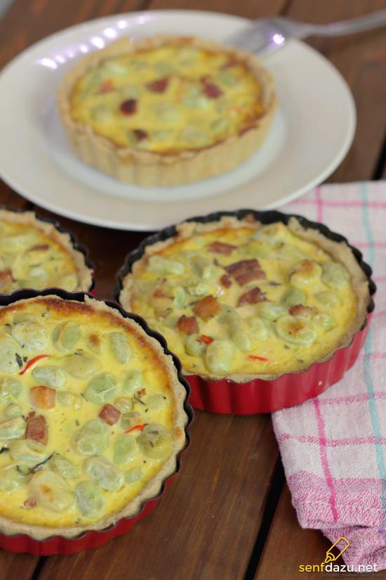 Rezeptbild: Dicke Bohnen Quiche