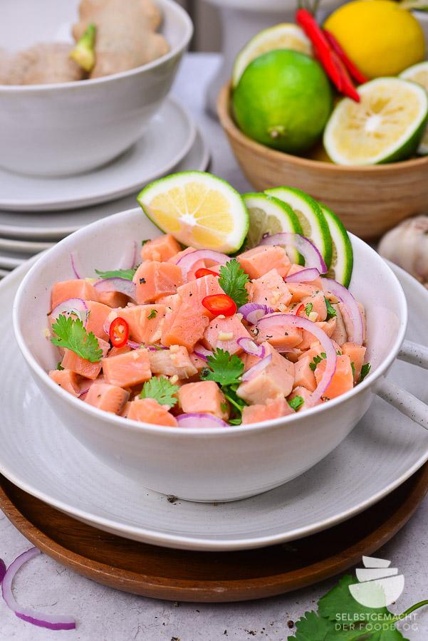 Rezeptbild: Ceviche mit Tigermilch – ganz einfach gemacht!