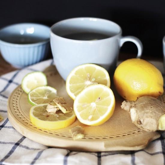 Rezeptbild: Ingwer-Zitronen-Tee mit Honig