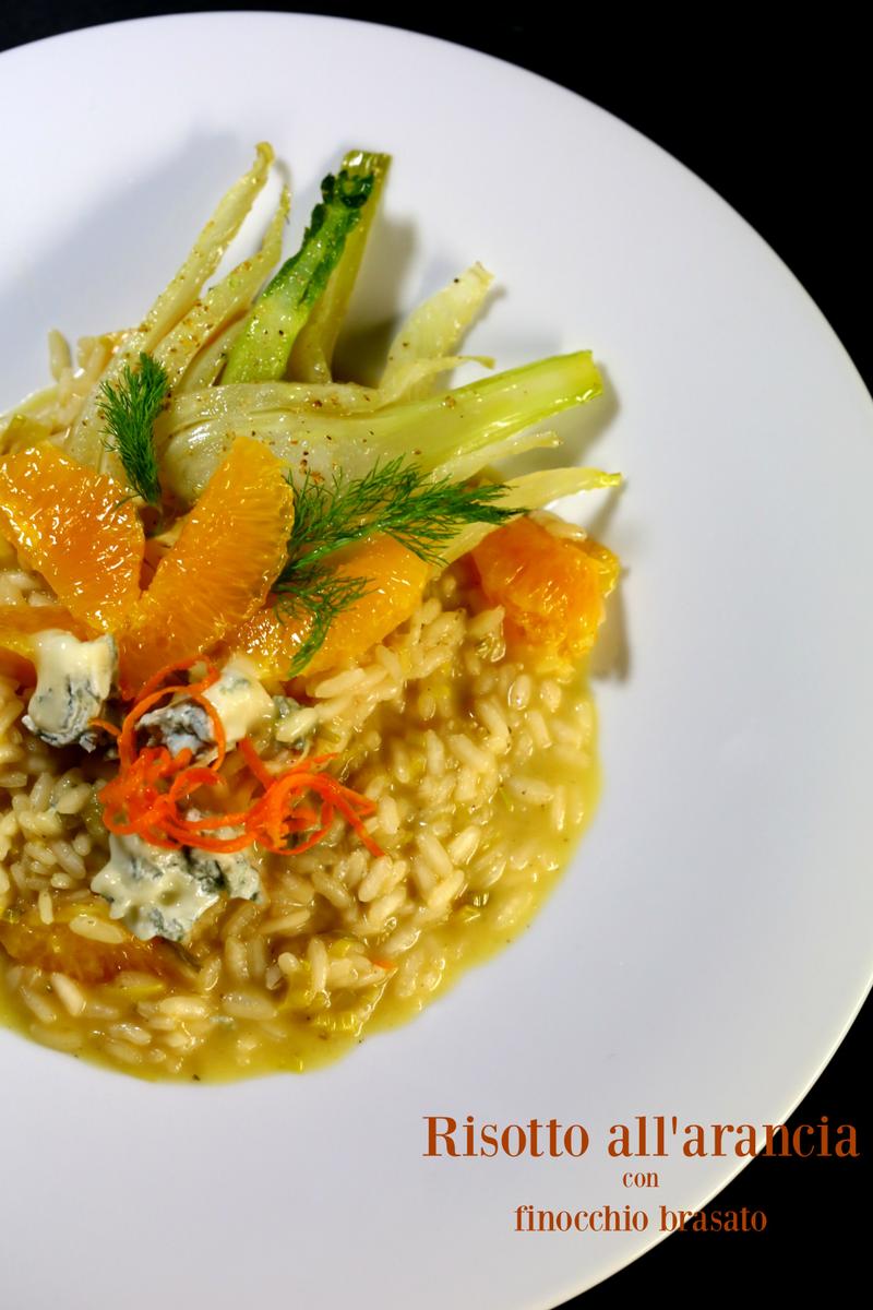 Rezeptbild: Risotto all'arancia con finocchio brasato