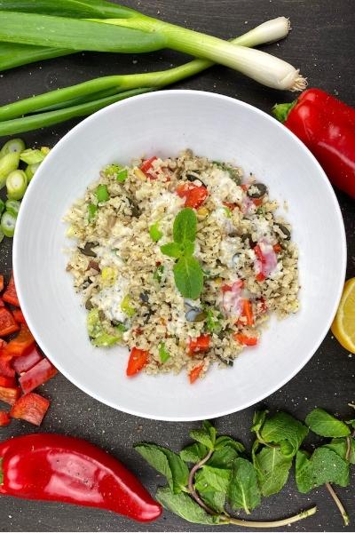 Rezeptbild: Low-Carb Couscous Salat