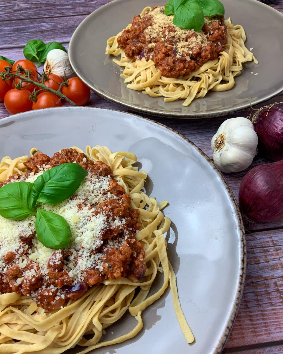 Rezeptbild: Spaghetti Bolognese low carb