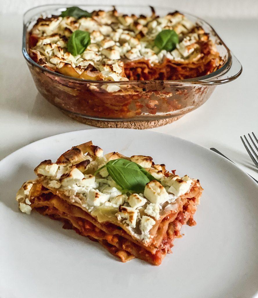 Rezeptbild: Vegetarische Linsen Lasagne – einfache Zubereitung