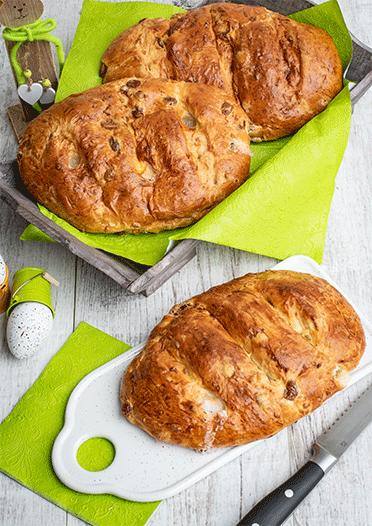 Rezeptbild: Poschweck – ein traditionelles Osterbrot aus Aachen