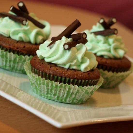 Rezeptbild: Peppermint-Cupcakes