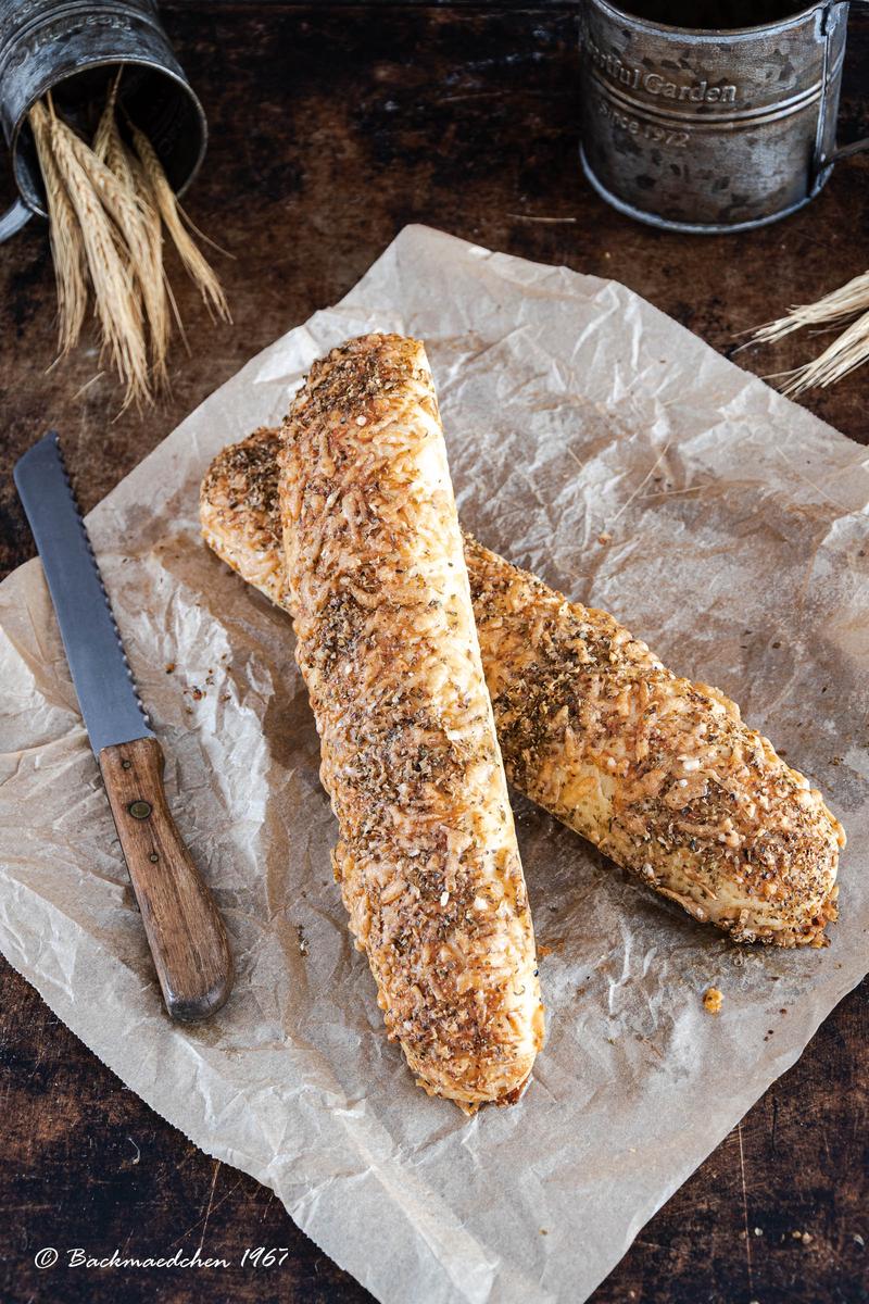 Rezeptbild: Parmesan-Oregano Baguette wie von Subway