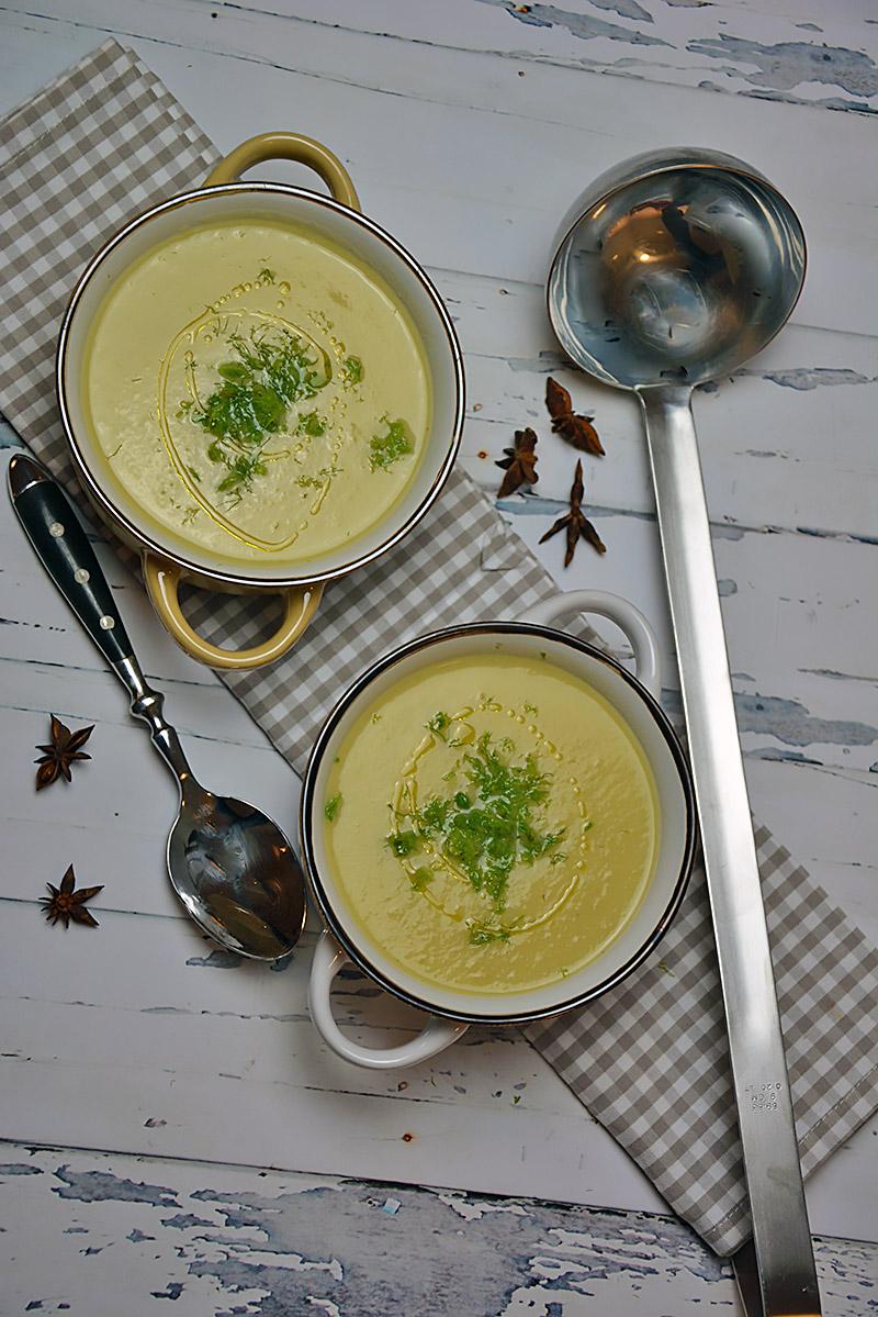 Rezeptbild: Fenchelsuppe mit Sternanis