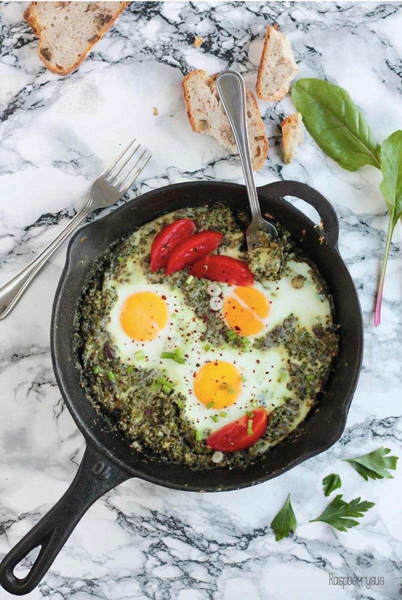 Rezeptbild: Grünes Shashuka