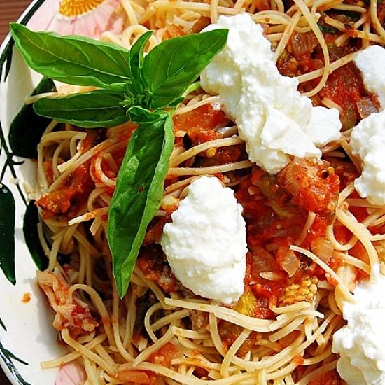 Rezeptbild: Spaghetti alla Norma aus Resten