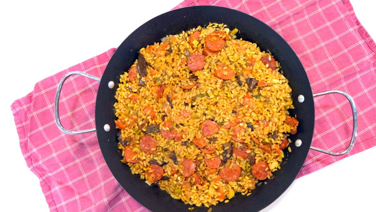 Rezeptbild: Paella mit Steinpilzen