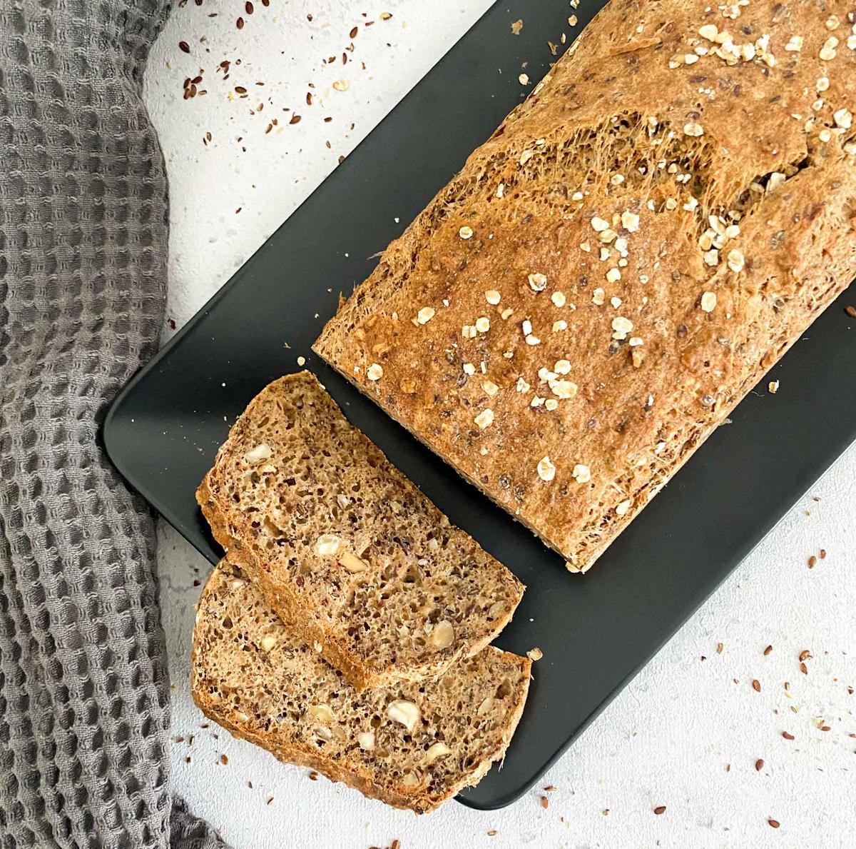 Rezeptbild: Knuspriges Dinkelvollkornbrot