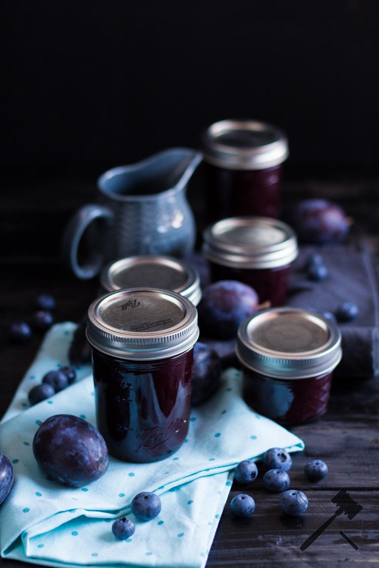 Rezeptbild: Zwetschgen Heidelbeer Marmelade