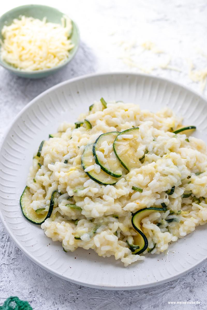 Rezeptbild: Zucchini-Risotto mit Parmesan